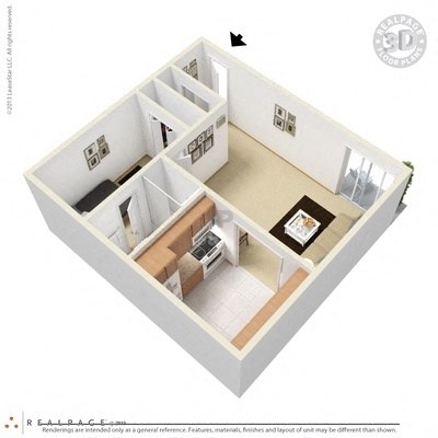 One Bedroom One Bath